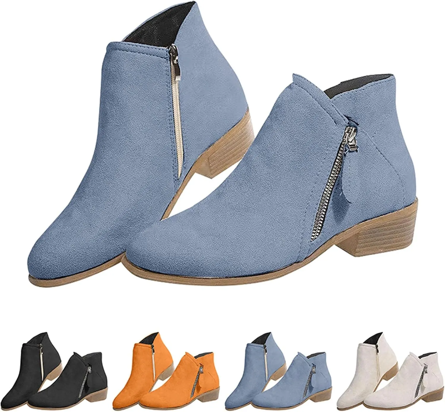 Men Ankle Boots Ankle Booties for Women Low Heel Extra Wide Width Women's Ankle Boots Boots for Women Dressy Ankle Boots for Women No Heel Wide Width Womens Lace Up Booties And Ankle Boots