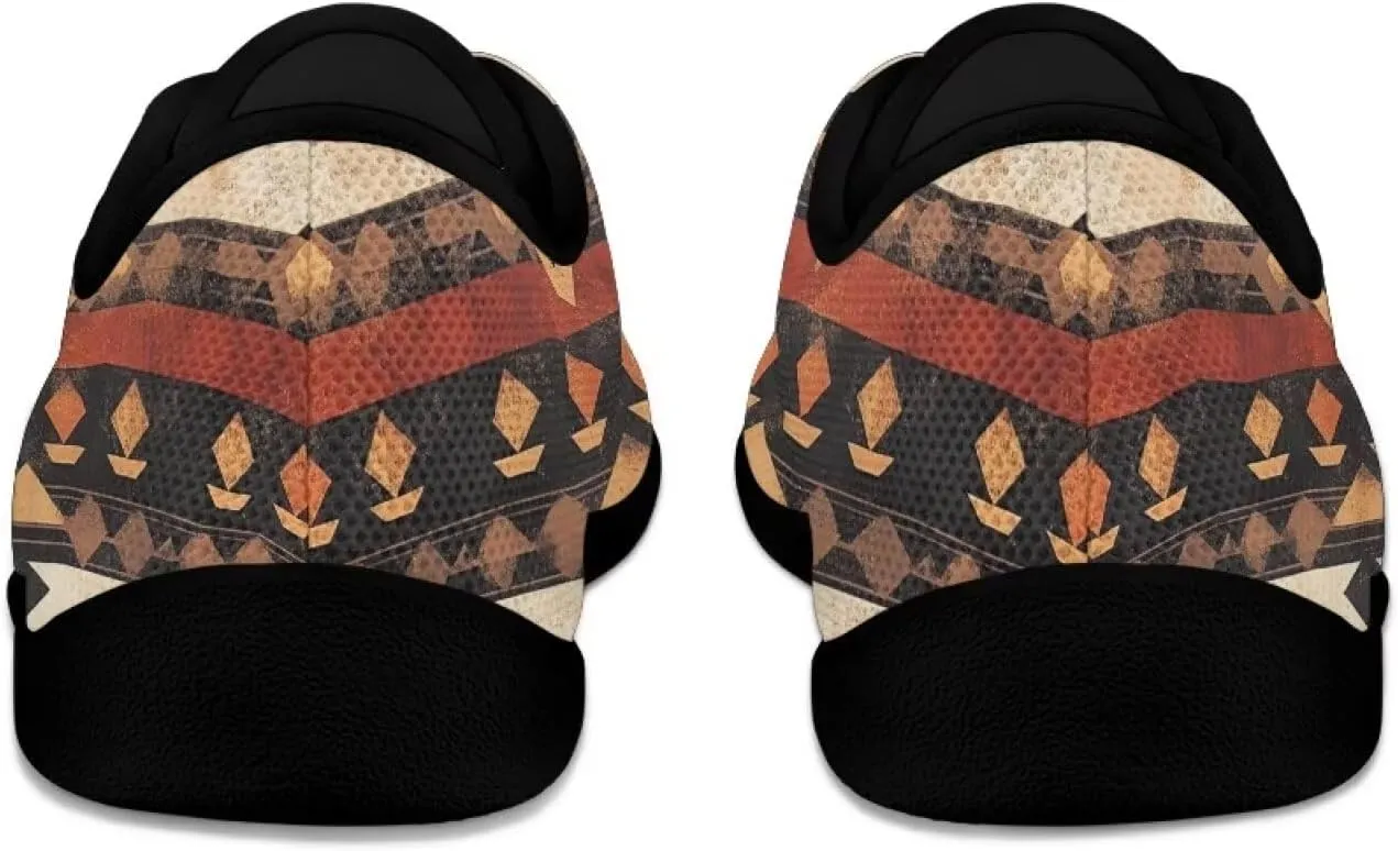 Mens Barefoot Skate Shoes Ethnic Style Women Wide Toe Box Sneakers