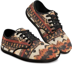 Mens Barefoot Skate Shoes Ethnic Style Women Wide Toe Box Sneakers