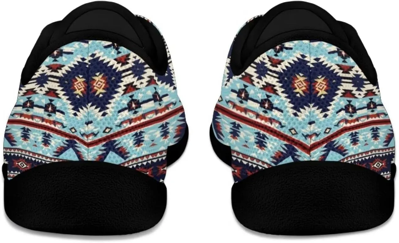 Mens Barefoot Skate Shoes Ethnic Style Women Wide Toe Box Sneakers