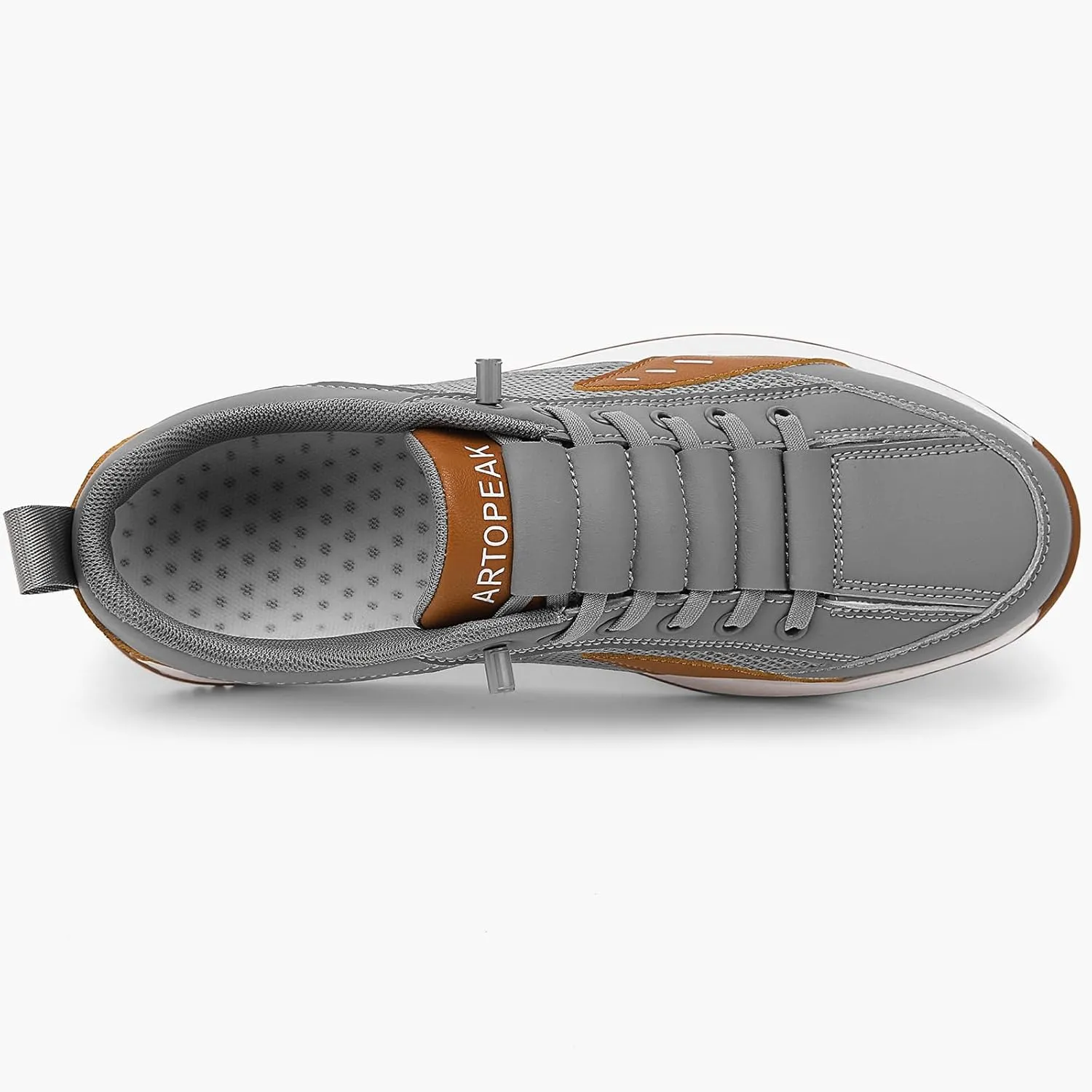 Men's Casual Dress Sneakers Business Shoes Laceless Fashion Sneakers