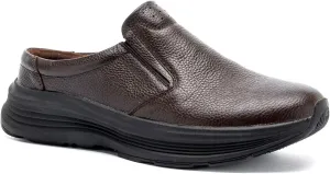 Men's Orthopedic Leather Dress Walking Shoes: Casual Comfort Plantar Fasciitis Fashion Oxford with Arch Support, Heel Foot Pain Relief Colgs Mules for Meeting, Wedding Coffee Size 12