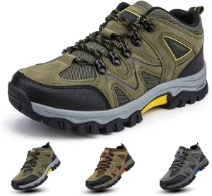 Men's Outdoor Lightweight Breathable Orthopedic Hiking Shoes Comfortable Trekking Work Shoes for All Season