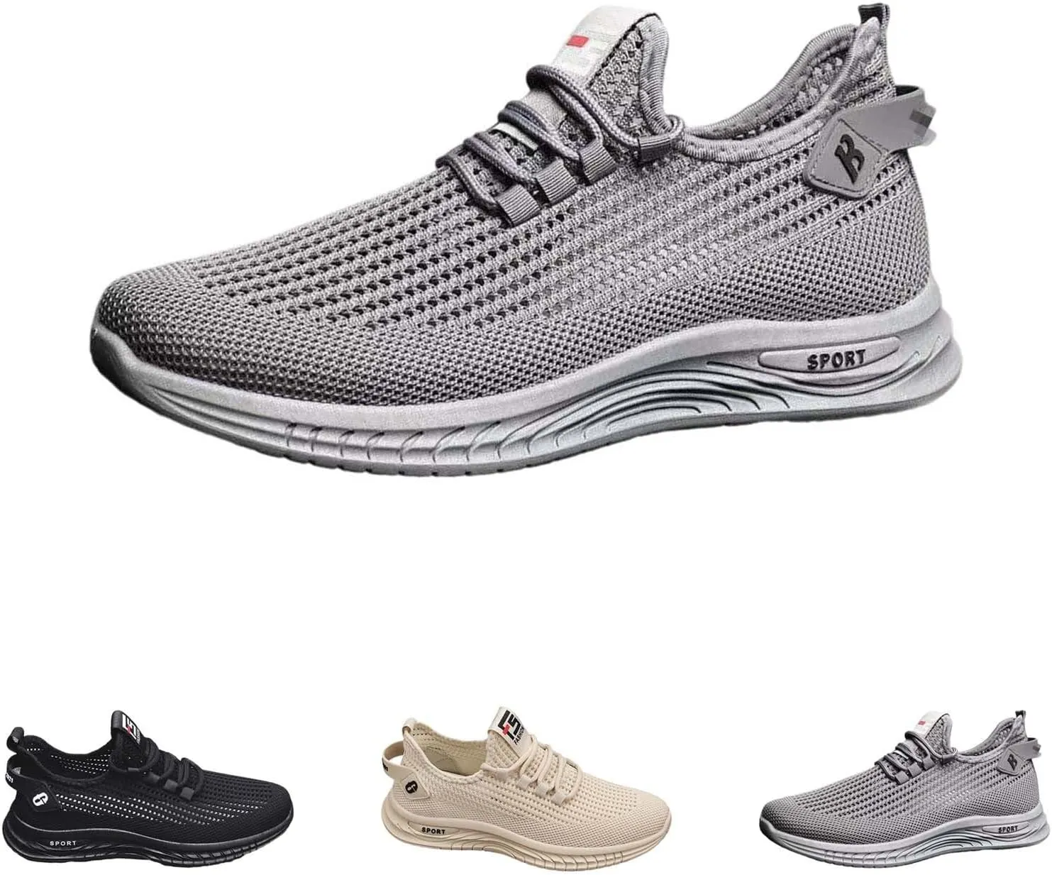 Mens Oxfords Lace-Up Lightweight Casual Walking Shoes Womens Running Shoes Comfort Casual Black Shoes Slip On Sneakers Steel Toe Tennis Shoe Loafers Casual Slip On