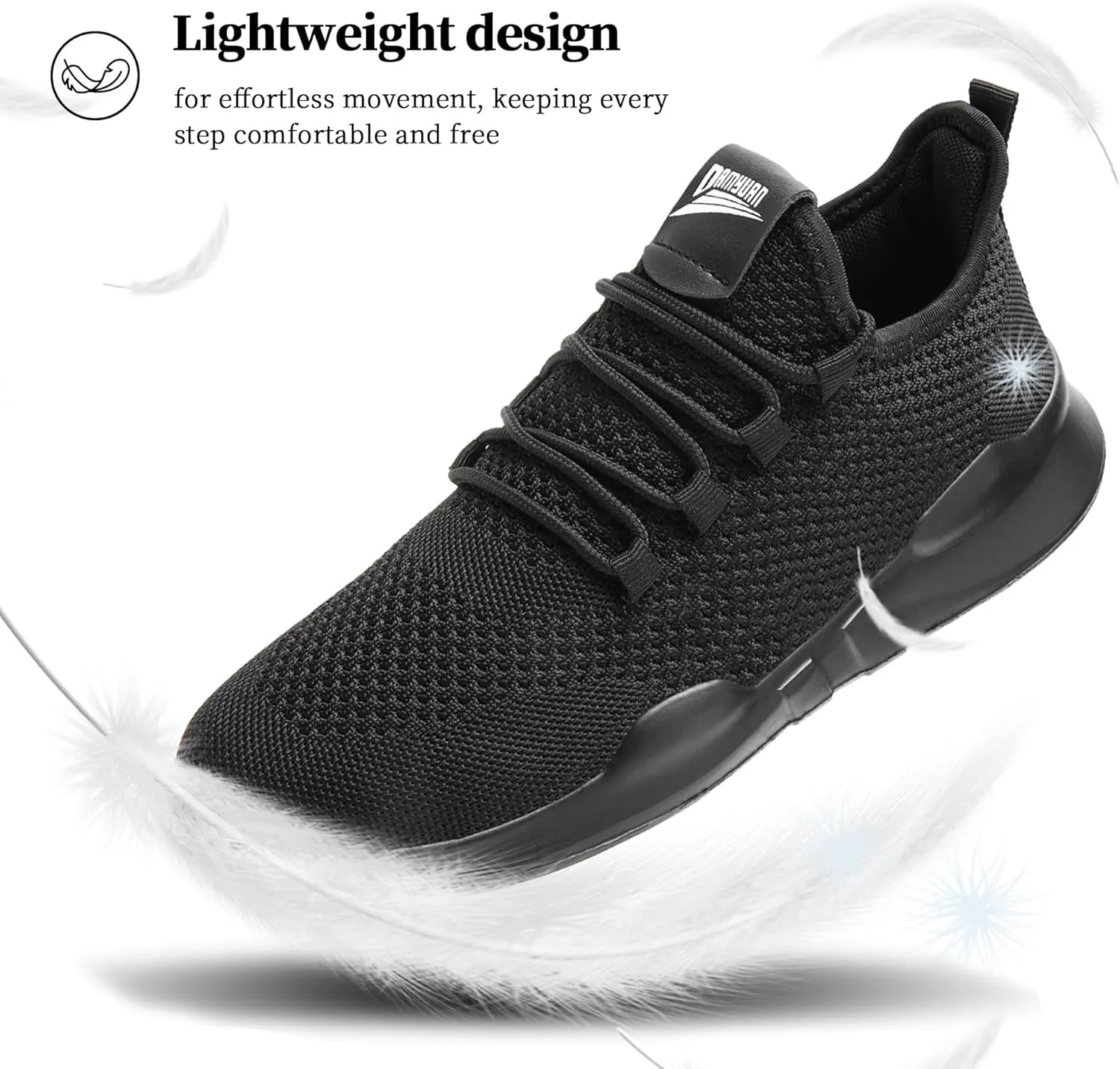 Mens Running Shoes Women Slip On Tennis Walking Sneakers Athletic Breathable Non Slip Gym Casual Lightweight Workout Sport Unisex Shoe