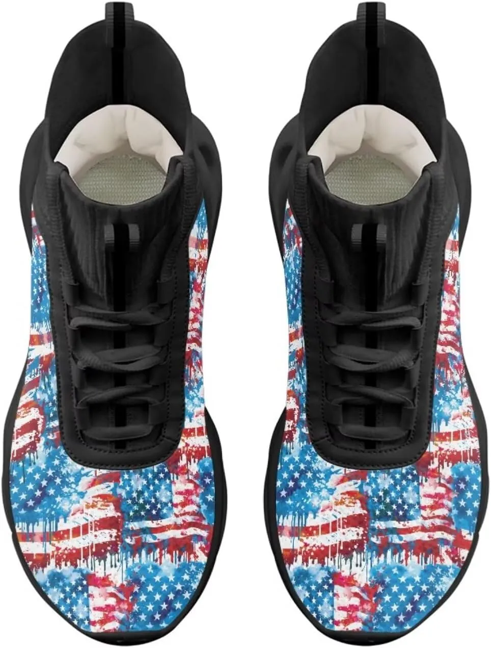 Men's Shoes High Top Blade Shoes Non Slip Athletic Sneakers for Running, Fitness