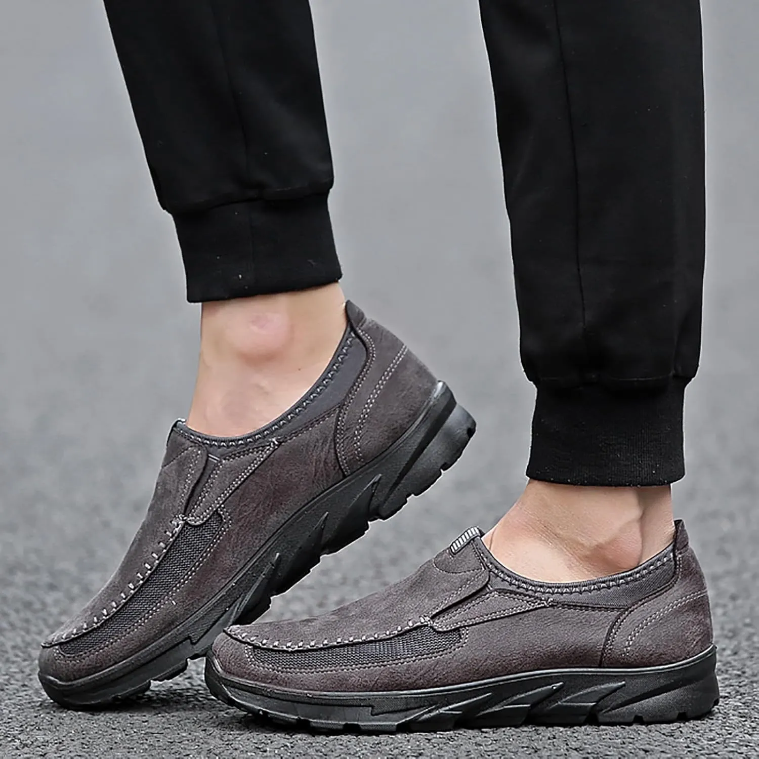 Men's Slip Shoes Casual Shoes for Men Leather Sports Trendy Design for Active Lifestyles Sneakers
