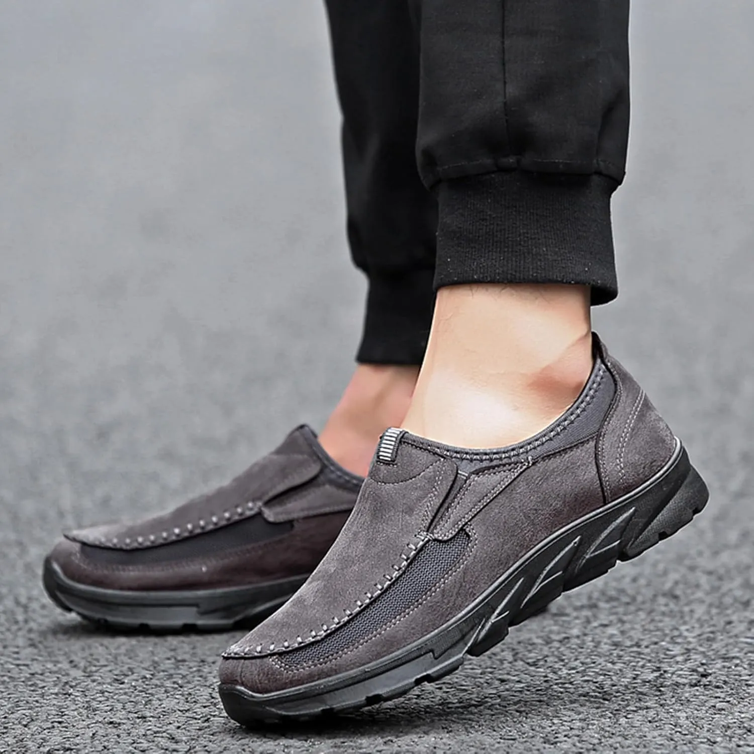 Men's Slip Shoes Casual Shoes for Men Leather Sports Trendy Design for Active Lifestyles Sneakers