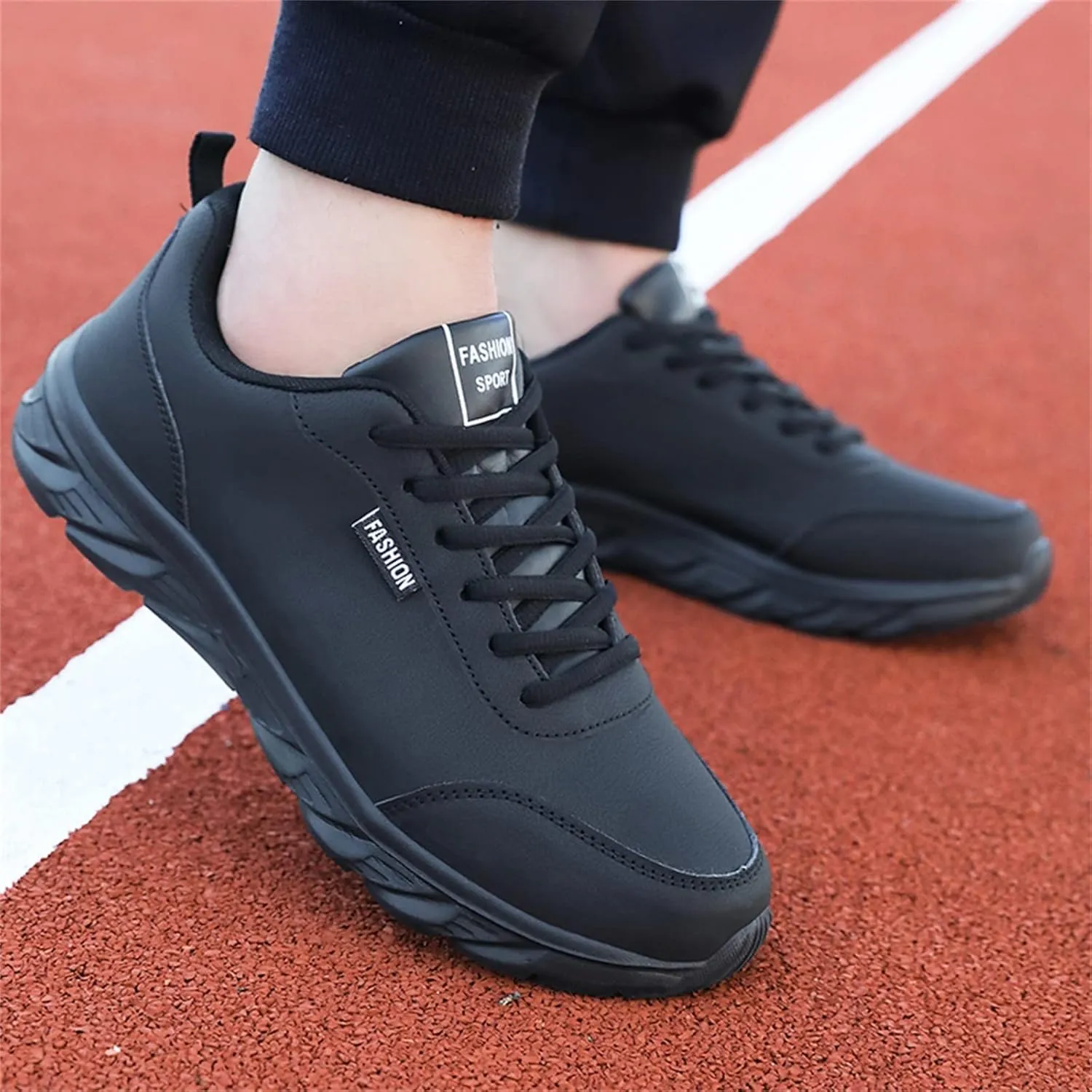 Mens Sneakers Waterproof Hiking Shoes Lightweight Tennis Shoes Comfortable Walking Shoes Outdoor Trekking Shoes