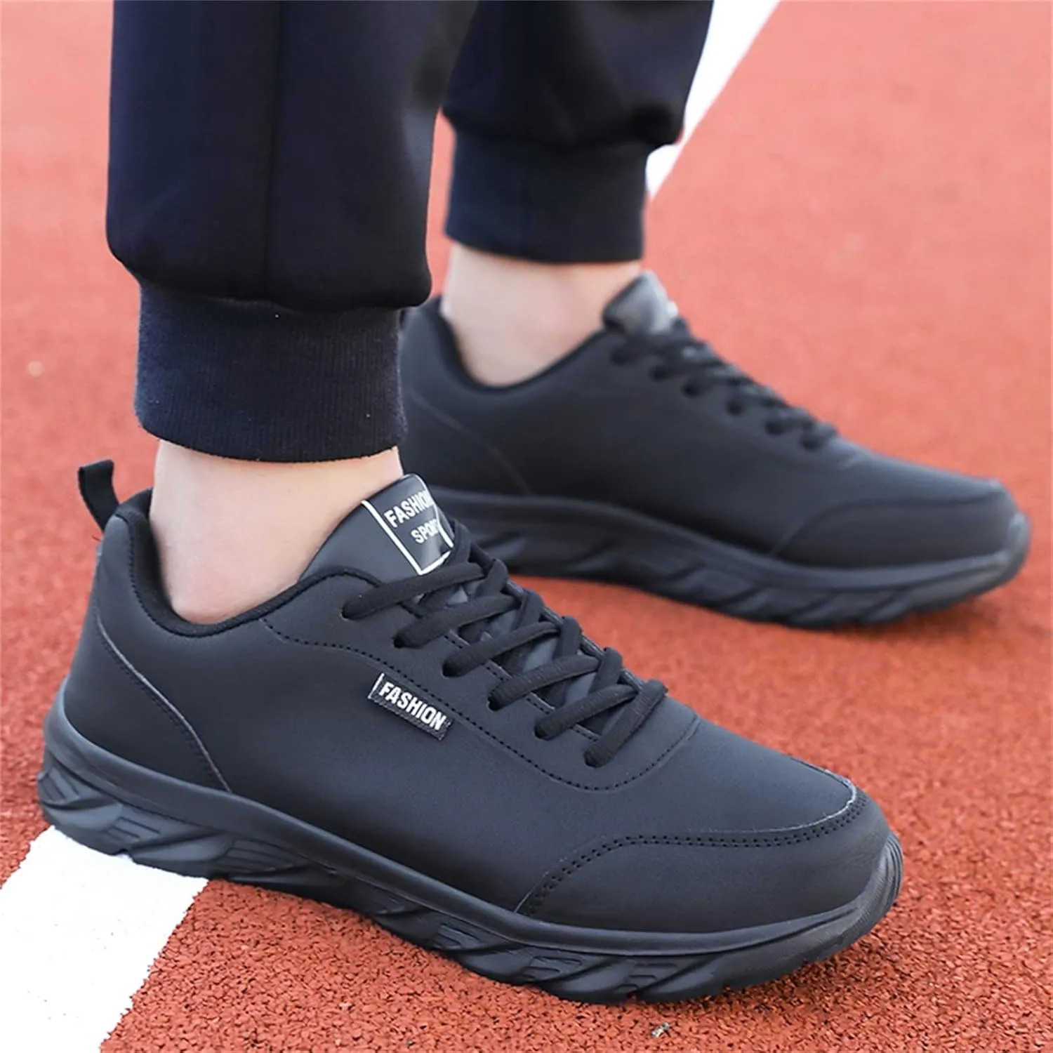Mens Sneakers Waterproof Hiking Shoes Lightweight Tennis Shoes Comfortable Walking Shoes Outdoor Trekking Shoes