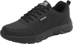 Mens Sneakers Waterproof Hiking Shoes Lightweight Tennis Shoes Comfortable Walking Shoes Outdoor Trekking Shoes