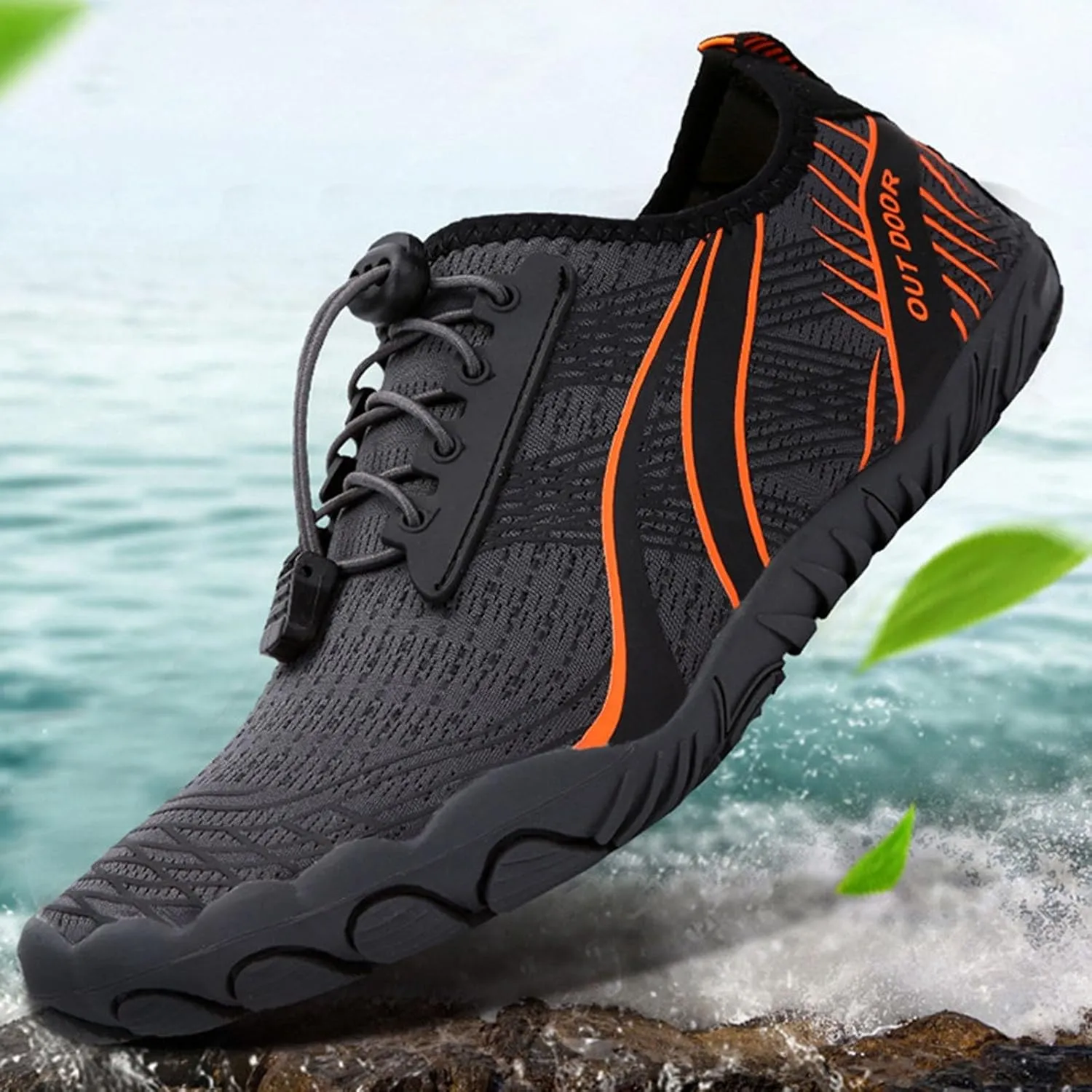 Mens Water Shoes Size 11 Wide Width Quick Drying Slip On Water Shoes Barefoot Cute Water Shoes for Women Summer Quick Dry Sandals Slippers for Pool Beach Surf Walk Water Yoga