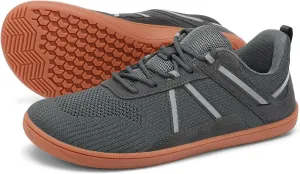 Men's Wide Toe Barefoot Shoes Minimalist Zero Drop Walking Shoes Non Slip Comfortable Outdoor Tennis Shoes Width Cross Training Sneakers