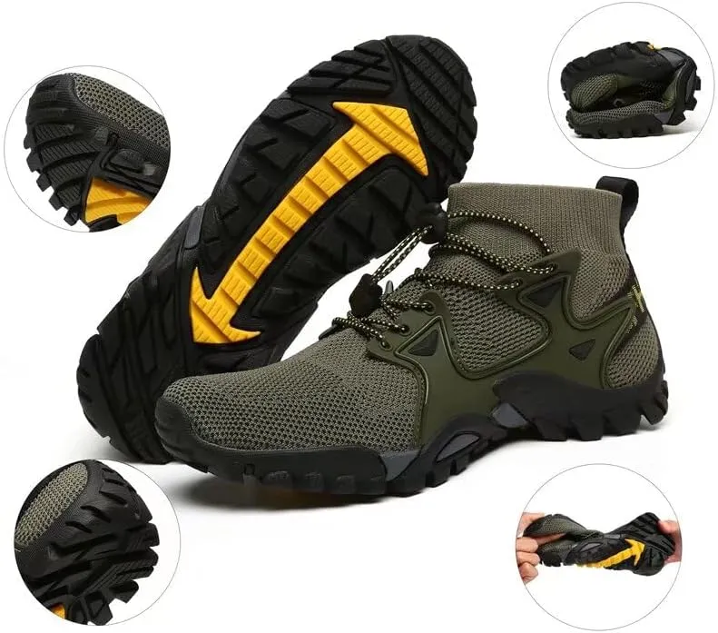Men's Women's Non Slip Trekking Shoes for Hiking Water Sport