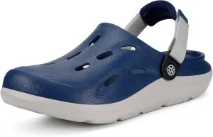 Mens Womens Orthotic Clogs Garden Shoes Arch Support Slip-on Mules Outdoor Beach Slippers Plantar Fasciitis with Adjustable Back Strap