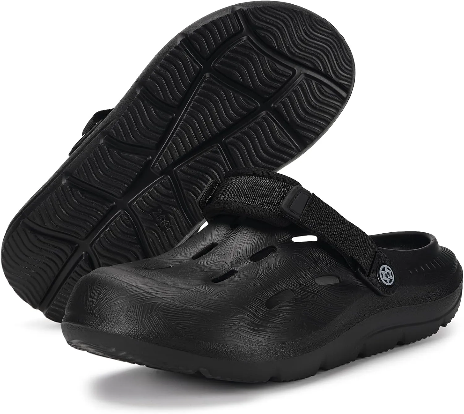 Mens Womens Orthotic Clogs Garden Shoes Arch Support Slip-on Mules Outdoor Beach Slippers Plantar Fasciitis with Adjustable Back Strap