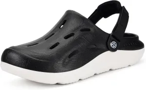 Mens Womens Orthotic Clogs Garden Shoes Arch Support Slip-on Mules Outdoor Beach Slippers Plantar Fasciitis with Adjustable Back Strap