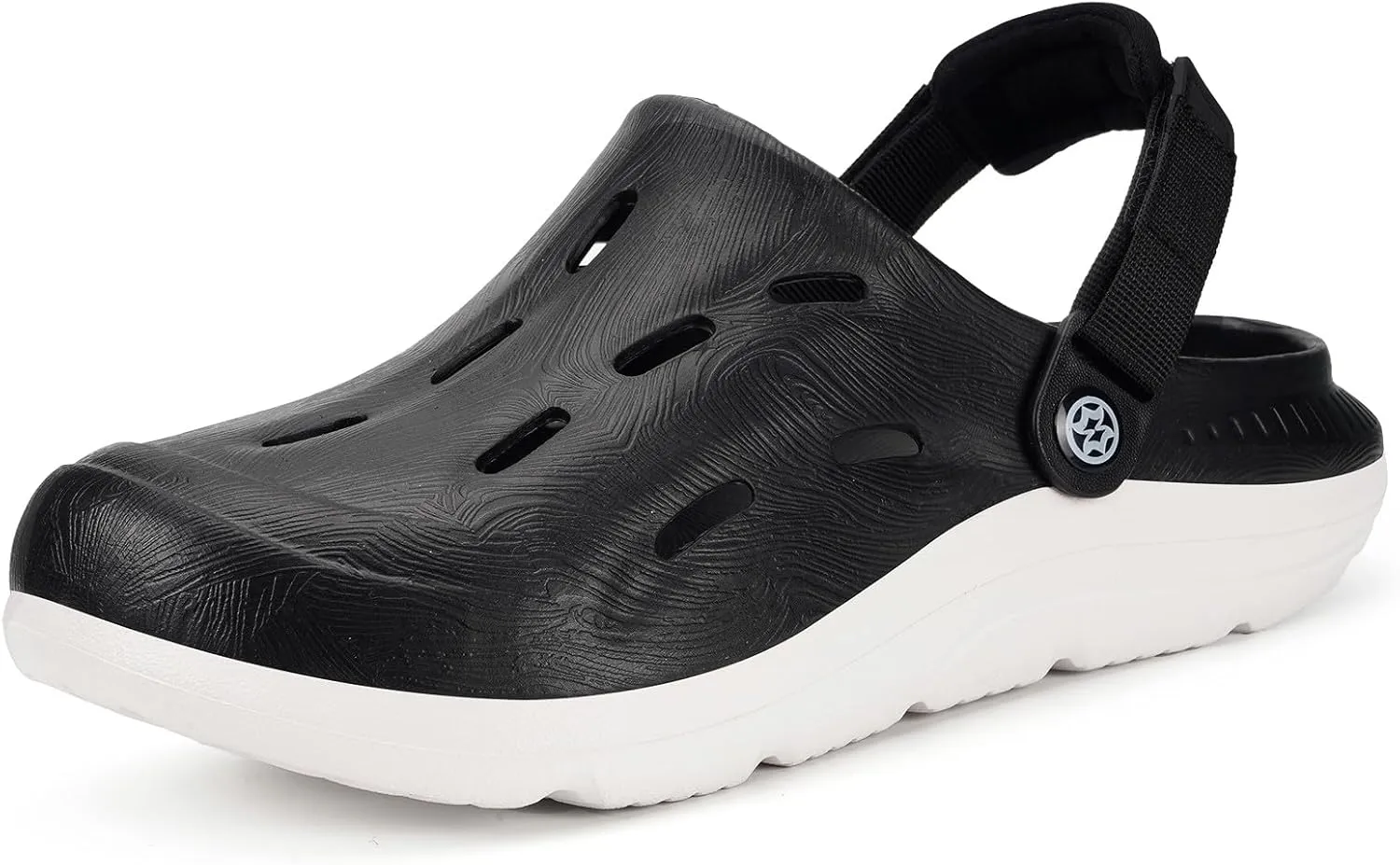 Mens Womens Orthotic Clogs Garden Shoes Arch Support Slip-on Mules Outdoor Beach Slippers Plantar Fasciitis with Adjustable Back Strap