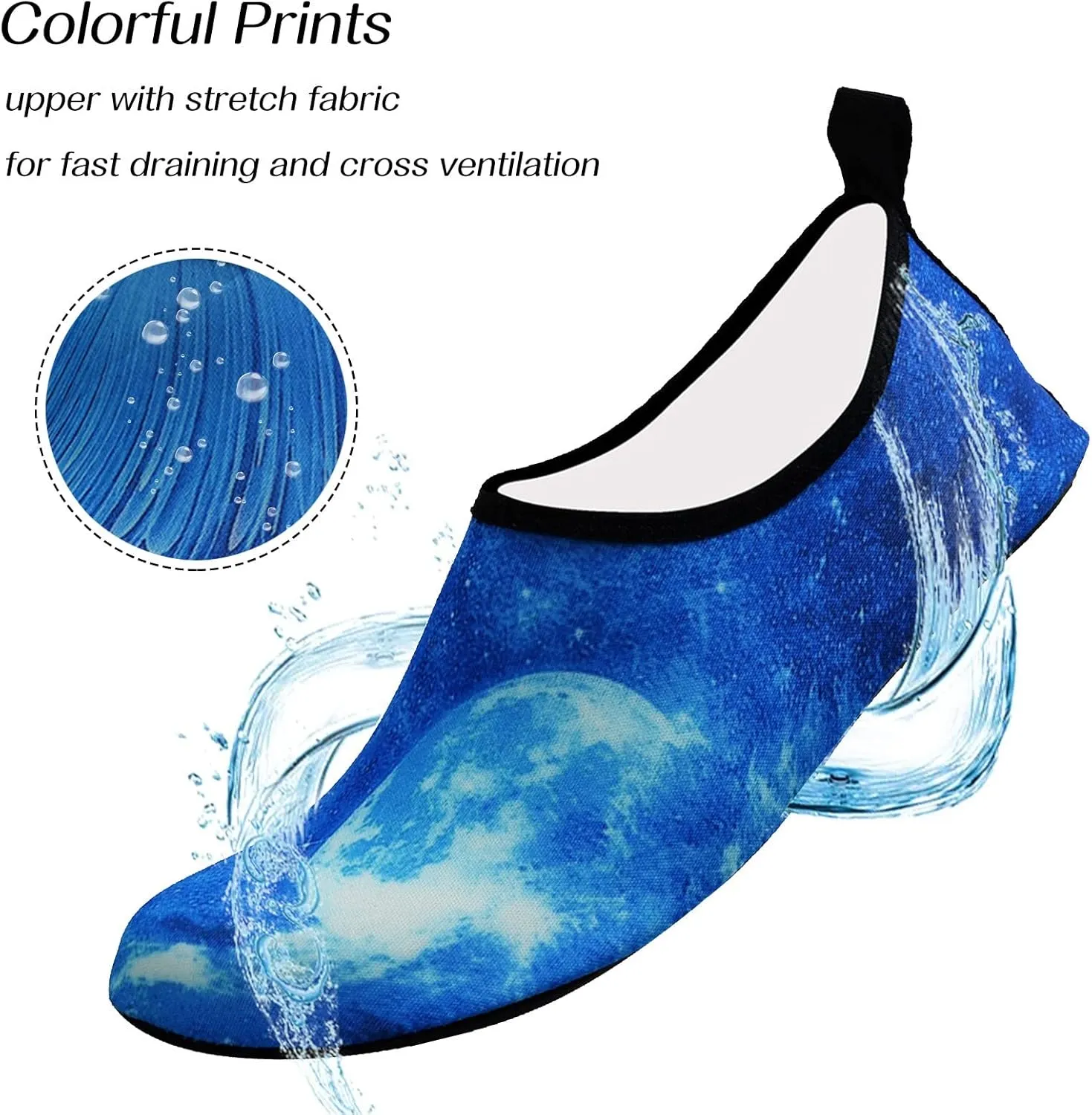 Mens Womens Quick Dry Water Shoes Barefoot Aqua Swim Beach Pool Surf Hiking Kayaking Boating Diving Yoga Outdoor Sport Shoes Lightweight