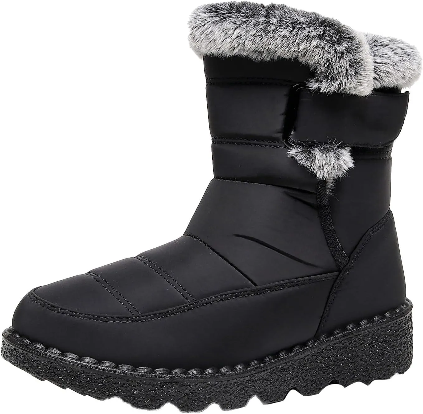 Men's Women's Snow Boots Winter Boots for Women Men Platform Fashion Sneakers Anti-Slip Waterproof Outdoor Shoes Warm Fur Lined Ankle Booties Comfortable Shoes for Women Cozy Insulated Short Boots