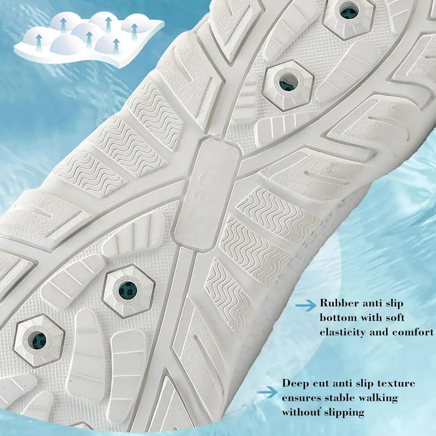 Mens Womens Water Shoes Quick Dry Barefoot Aqua Socks Non Slip Swim Surf Beach Yoga Camping Pool River Sport Outdoor Shoes Spring Shoe for Women 2025