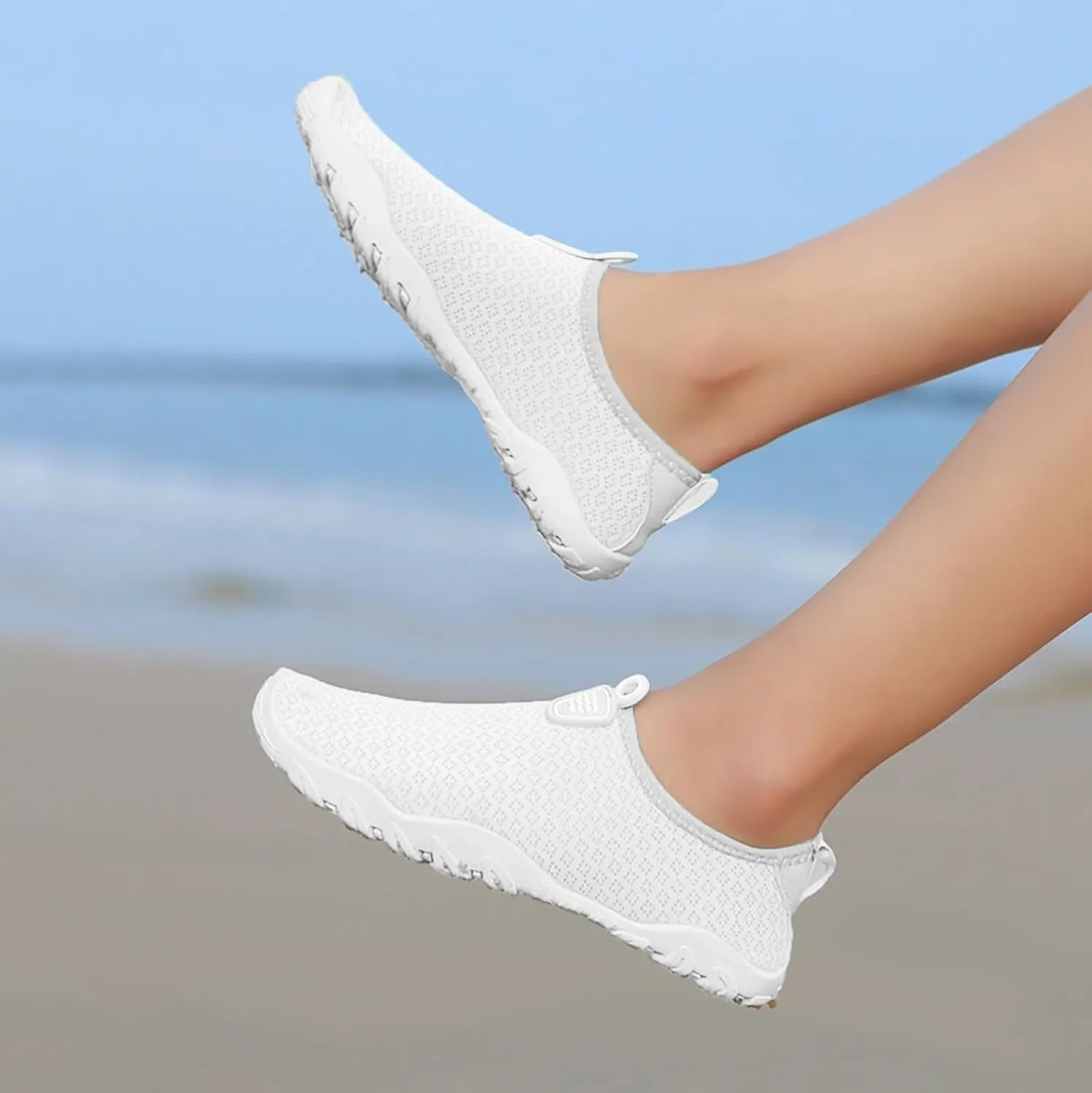 Mens Womens Water Shoes Quick Dry Barefoot Aqua Socks Non Slip Swim Surf Beach Yoga Camping Pool River Sport Outdoor Shoes Spring Shoe for Women 2025