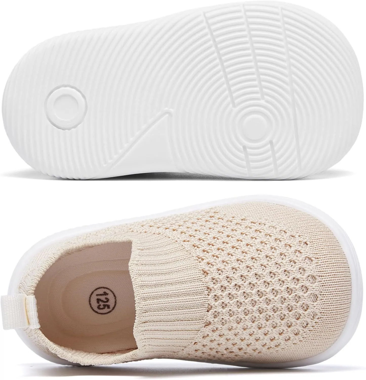 MORENDL Baby Shoes Toddler Walking Sock Shoes Non-Slip Breathable Boys & Girls Sneakers Infant Tennis Shoes