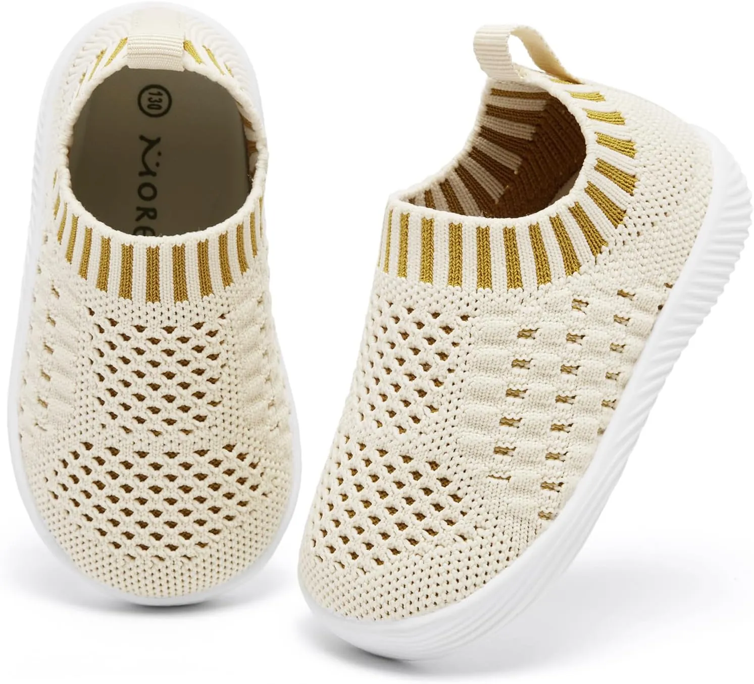 MORENDL Baby Shoes Toddler Walking Sock Shoes Non-Slip Breathable Boys & Girls Sneakers Infant Tennis Shoes