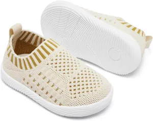 MORENDL Baby Shoes Toddler Walking Sock Shoes Non-Slip Breathable Boys & Girls Sneakers Infant Tennis Shoes