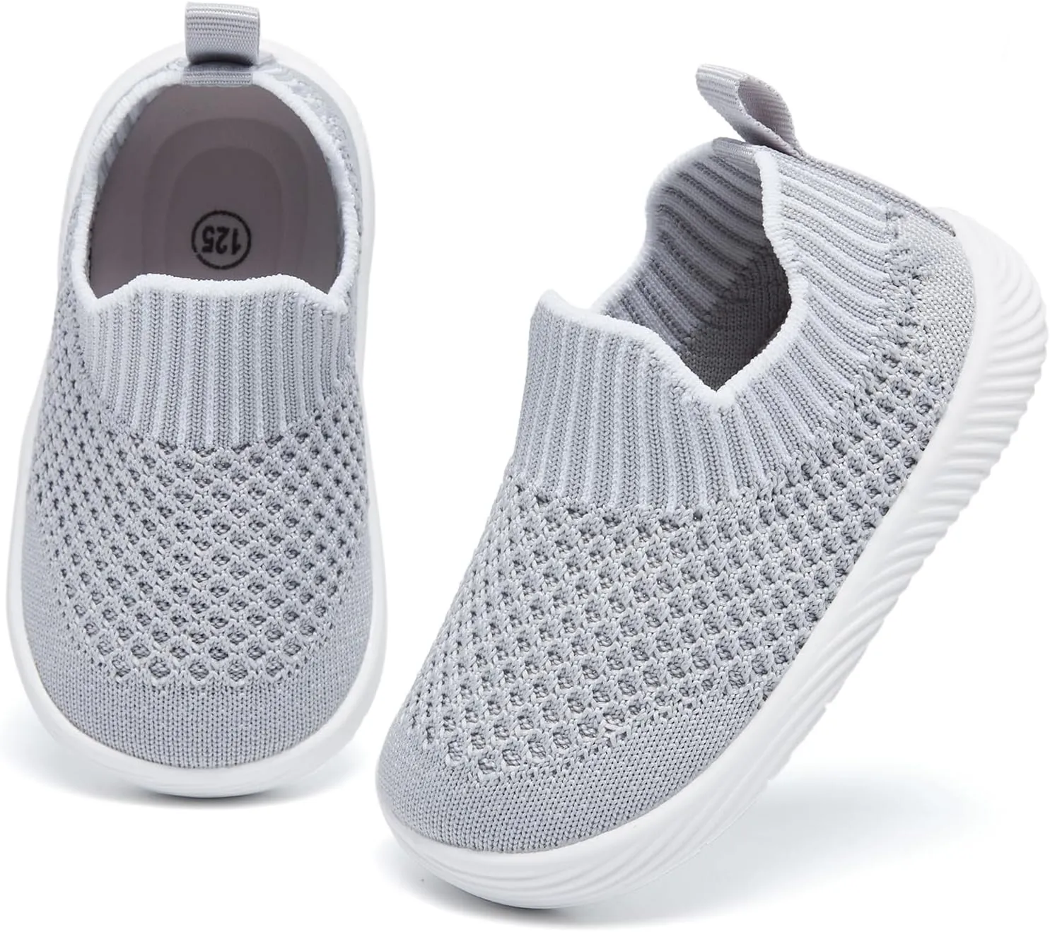 MORENDL Baby Shoes Toddler Walking Sock Shoes Non-Slip Breathable Boys & Girls Sneakers Infant Tennis Shoes