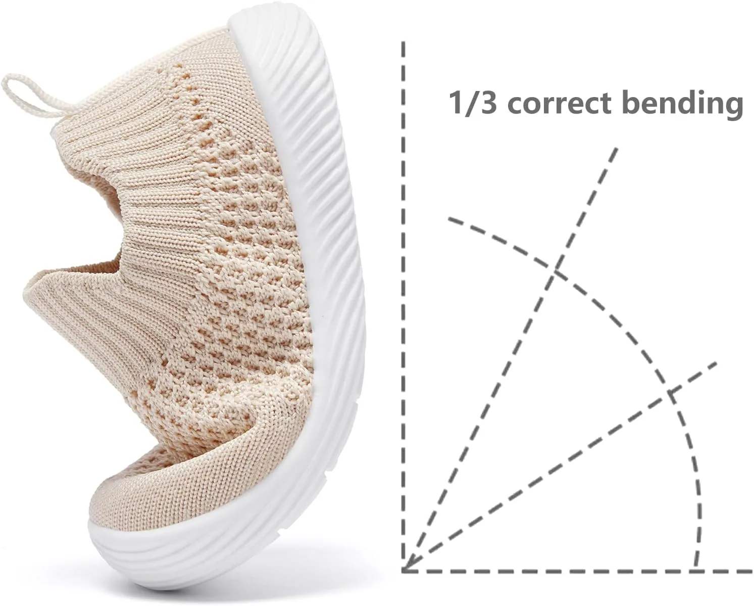 MORENDL Baby Shoes Toddler Walking Sock Shoes Non-Slip Breathable Boys & Girls Sneakers Infant Tennis Shoes