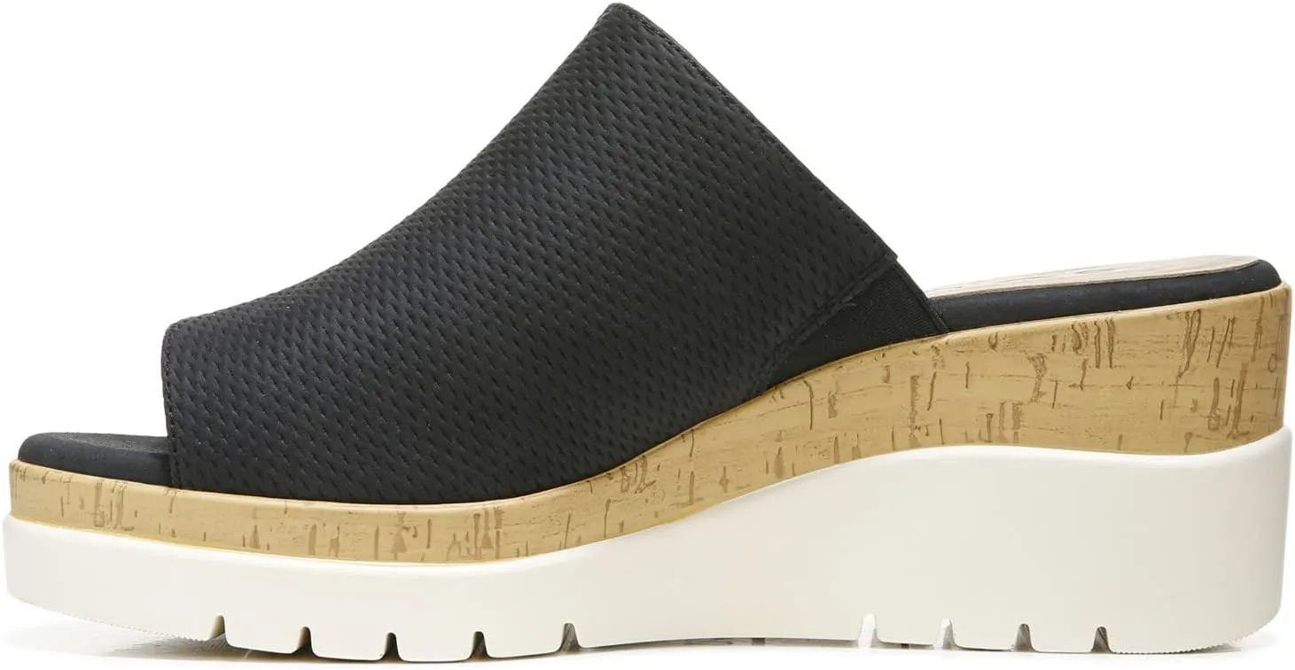 Naturalizer Women's Goodtimes Mule Slip on Wedge Sandal Slide