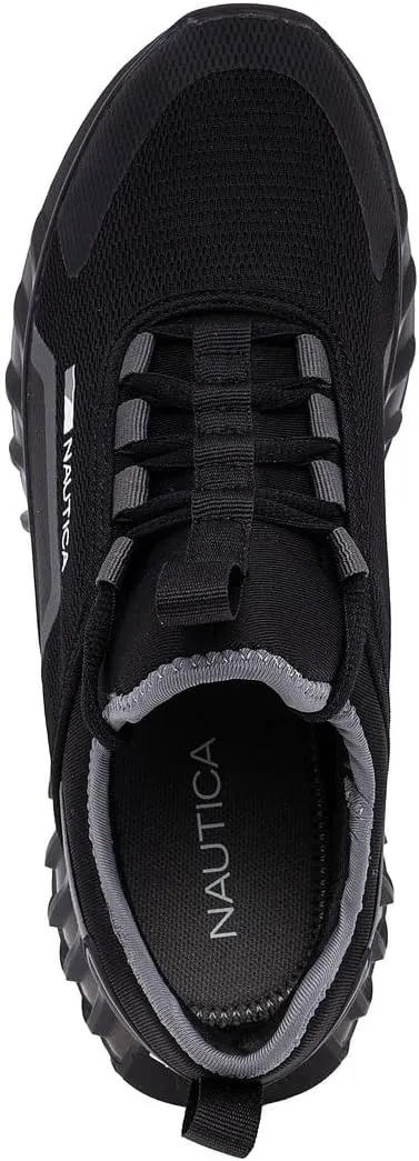 Nautica Men's Casual Fashion Sneakers – Lightweight Lace-Up Athletic Walking Shoes for Gym & Tennis, Comfortable