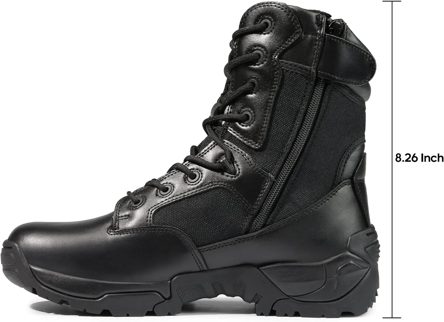 NORTIV 8 Men's Military Tactical Work Boots Hiking Motorcycle Combat Boots Response