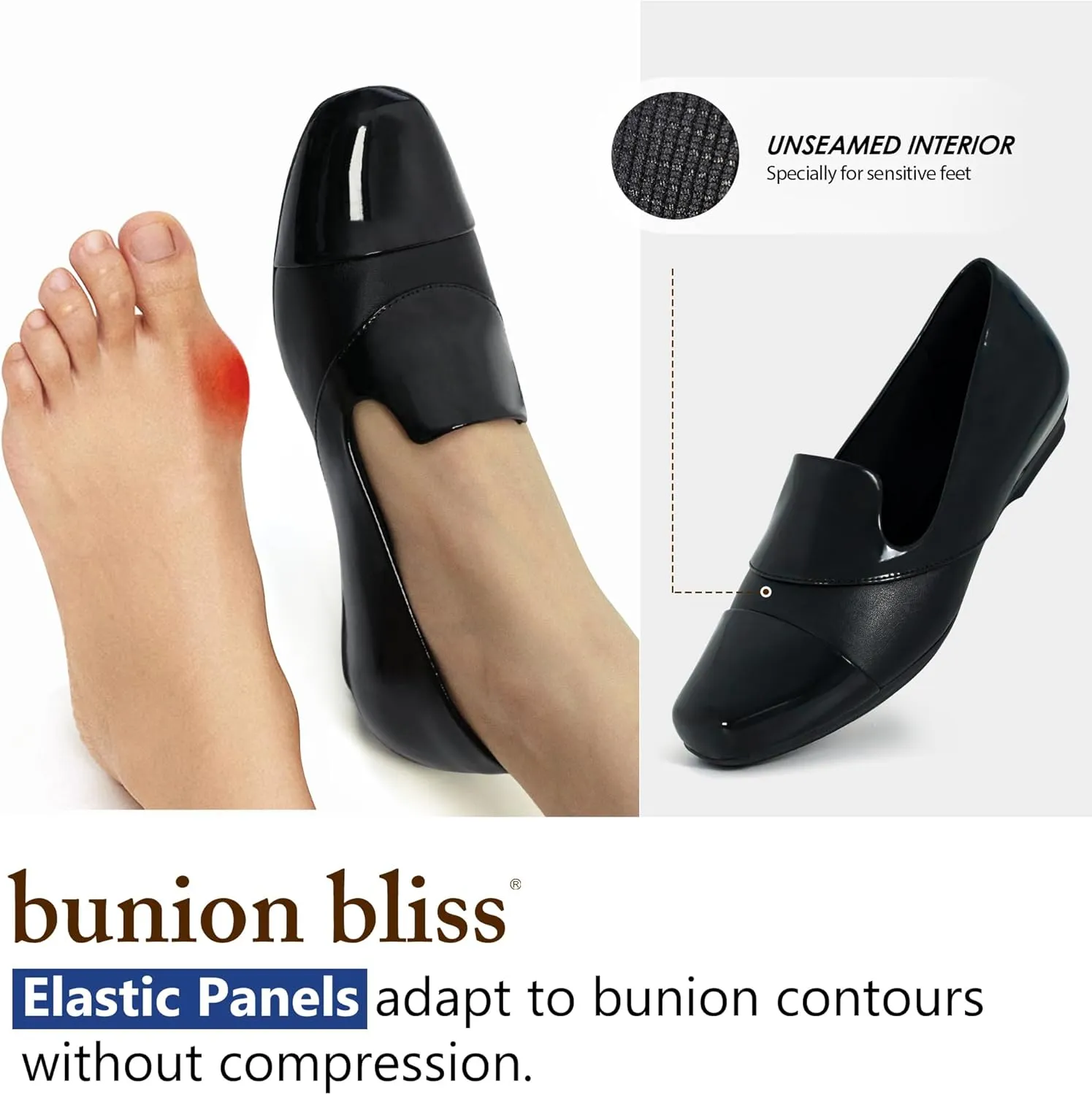 Ortho rest Women Orthopedic Dress Shoes Bunions Loafers Slip On Orthotic Shoes