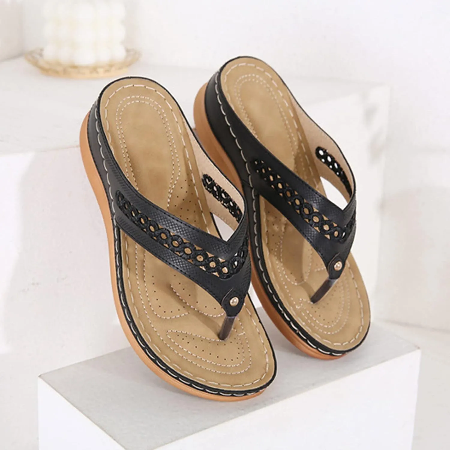 Ortho Walking Sandals for Elderly Women Shoes for Women Extra Wide Orthopedic Arch Support Shoes for Women Dressy Sandals Women Wide Feet Strappy Black Heels Everyday Sandals for Women