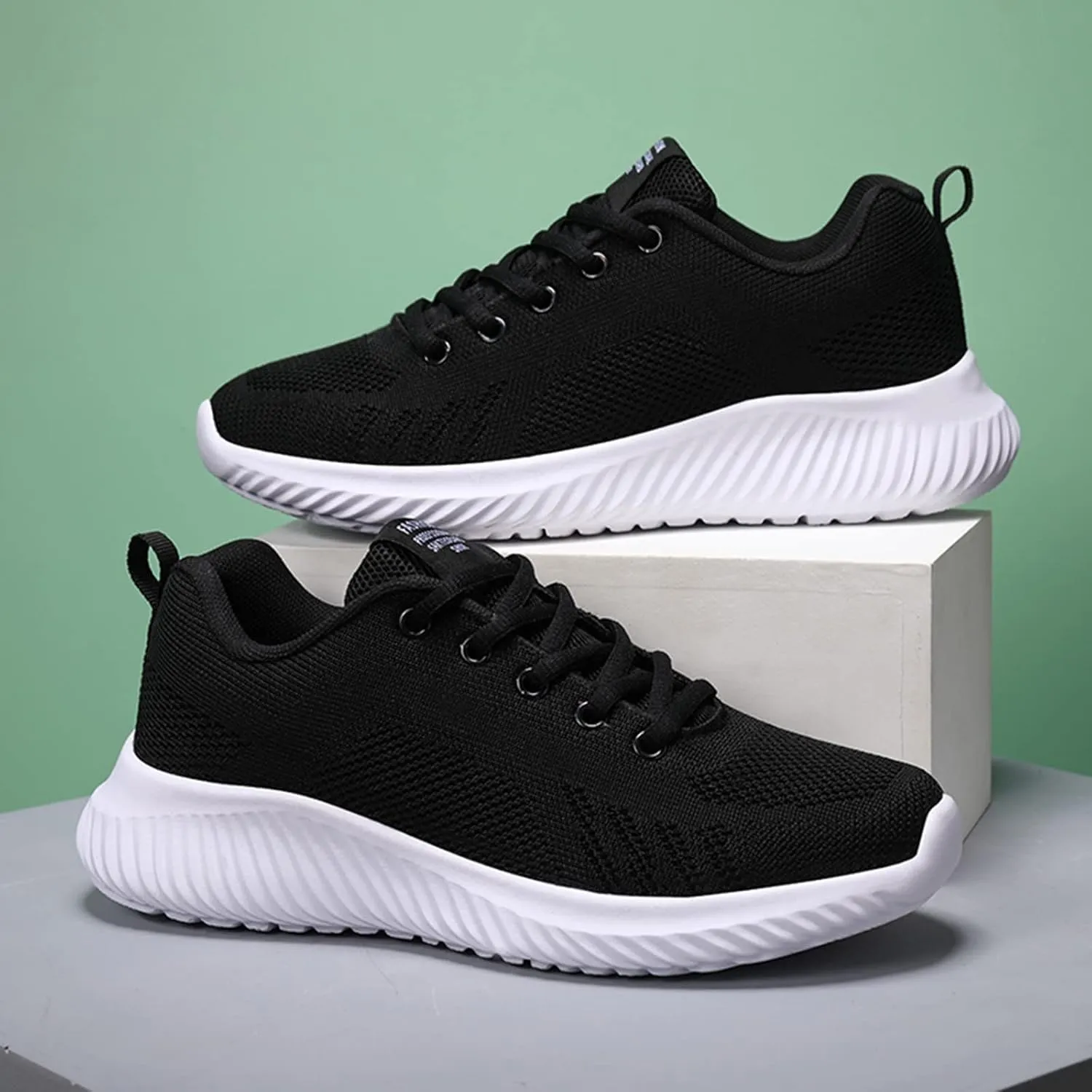 Orthopedic Shoes for Women, Women's Lightweight Slip-On Slip-On Knitted Sneakers, Comfortable Fashion Flat Walking Shoes for Women Breathable Sock Mesh Loafers Orthowalkway Womens Shoes