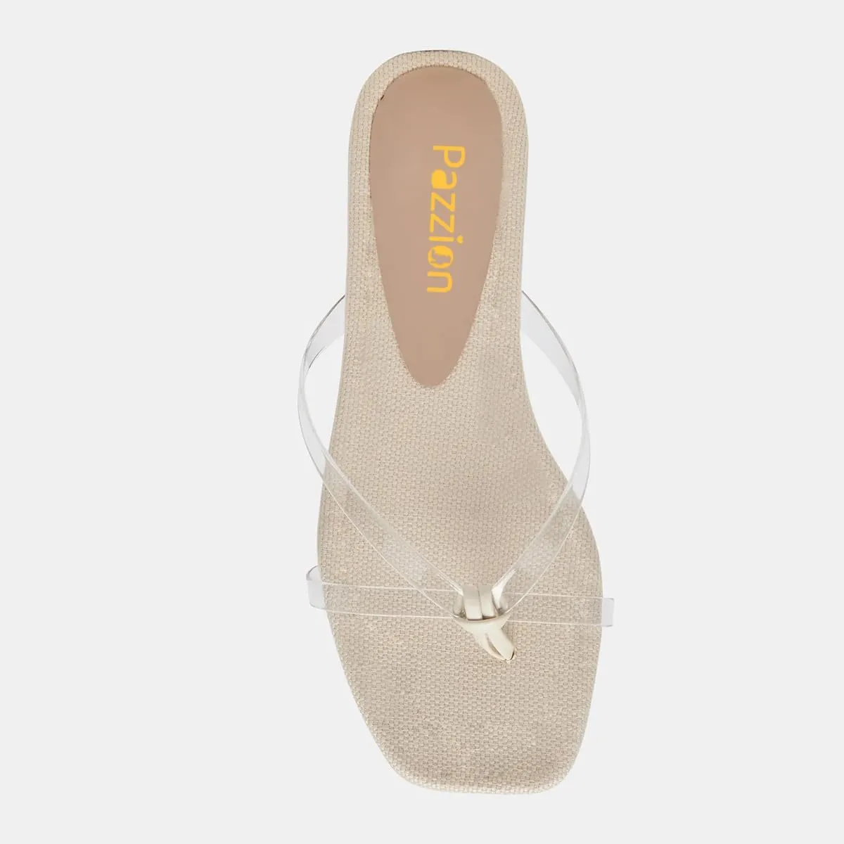 Pazzion Women Square Open Toe Flats Sandals Slip On Backless Flip Flops Dressy Beach Daily Slides Shoes Size 4-16 US