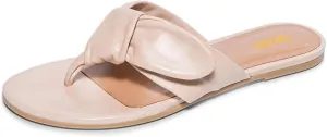Pazzion Women Trendy Open Toe Flip Flops Sandals Knots Slip On Backless Flats Mules Comfort Beach Summer Shoes Size 4-16 US