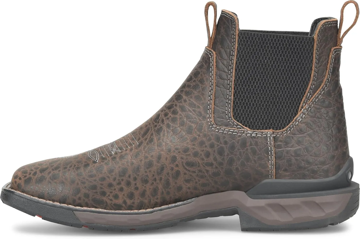 PHANTOM RIDER Crestone 6" Romeo Wide Square Toe Work Boots for Men with Carib Dusky Leather Upper, Oil- and Slip-Resistant Outsole, EH-Rated Work Boot