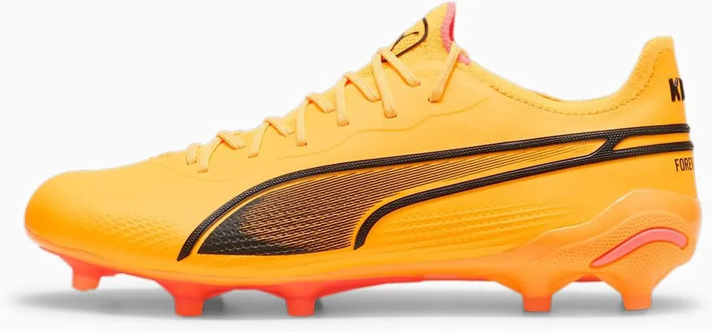 PUMA Mens King Ultimate Firm GroundArtificial Ground Soccer Cleats - Orange - Size 7 M