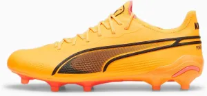 PUMA Mens King Ultimate Firm GroundArtificial Ground Soccer Cleats - Orange - Size 7 M