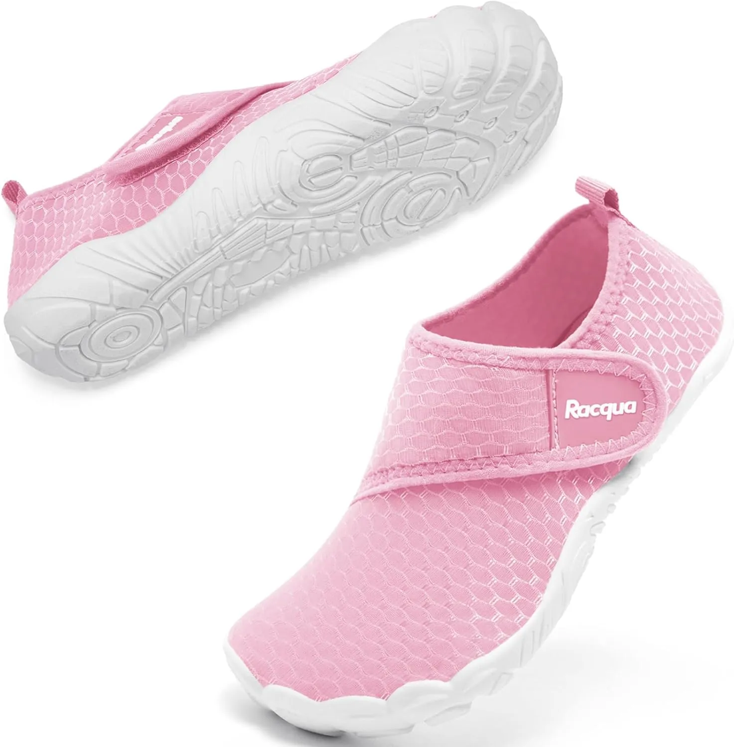 Racqua Boys Kids Water Shoes Girls Non-Slip Swim Beach Sports Pool Breathable Shoes Quick Dry Lightweight Outdoor Aqua Shoes(Little Kid/Big Kid)