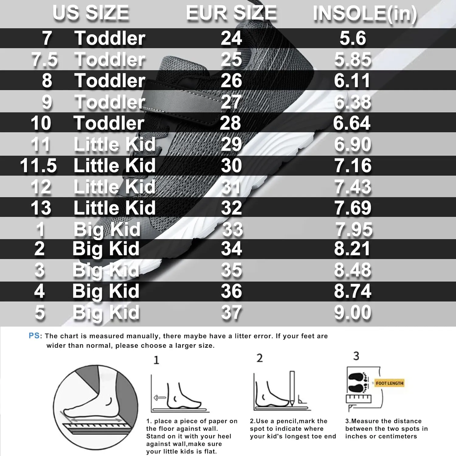 Raoendis Boys Girls Sneakers Kids Shoes Lightweight Breathable Athletic Running Tennis Fitness Shoes for Unisex Toddler/Little Kid/Big Kid