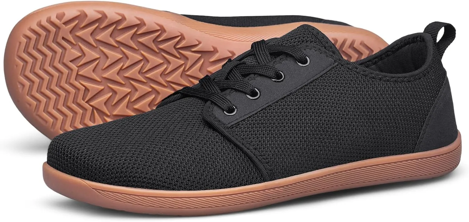 Raoendis Mens Walking Shoes Wide Toe Box Barefoot Shoes Minimalist Zero Drop Shoes Breathable Fashion Sneakers
