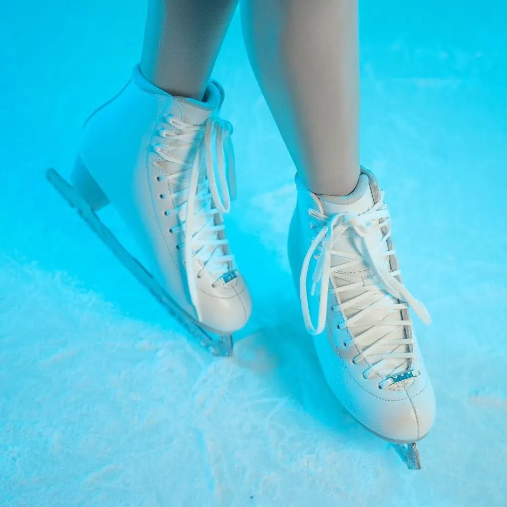 Riedell Topaz Junior Ice Skates - Competitive Figure Ice Skates with Stainless Steel Capri Blade