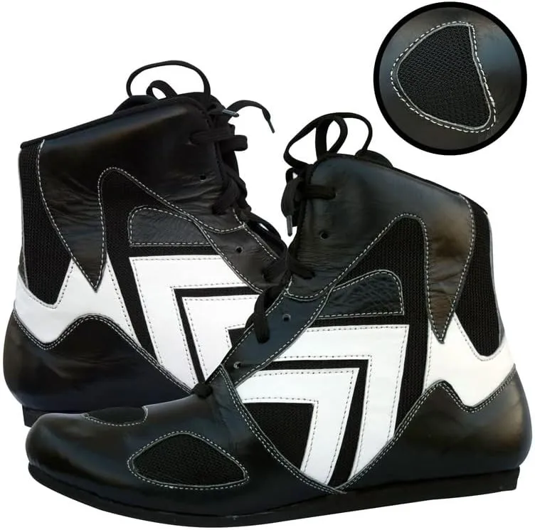 Rightpunch Breathable Professional Wrestling Shoes for Men, Women | Non-Slip Lightweight Boxing Shoes with Rubber Sole