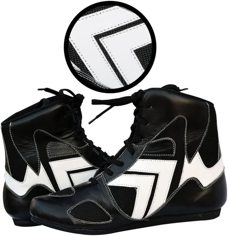 Rightpunch Breathable Professional Wrestling Shoes for Men, Women | Non-Slip Lightweight Boxing Shoes with Rubber Sole
