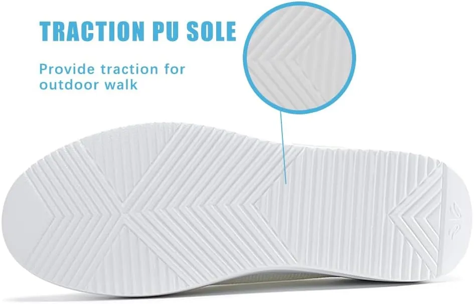 RUIDENG Loafers for Women Comfortable | Women's Walking Shoes Everyday Working | 2 Inch Rocker Bottom