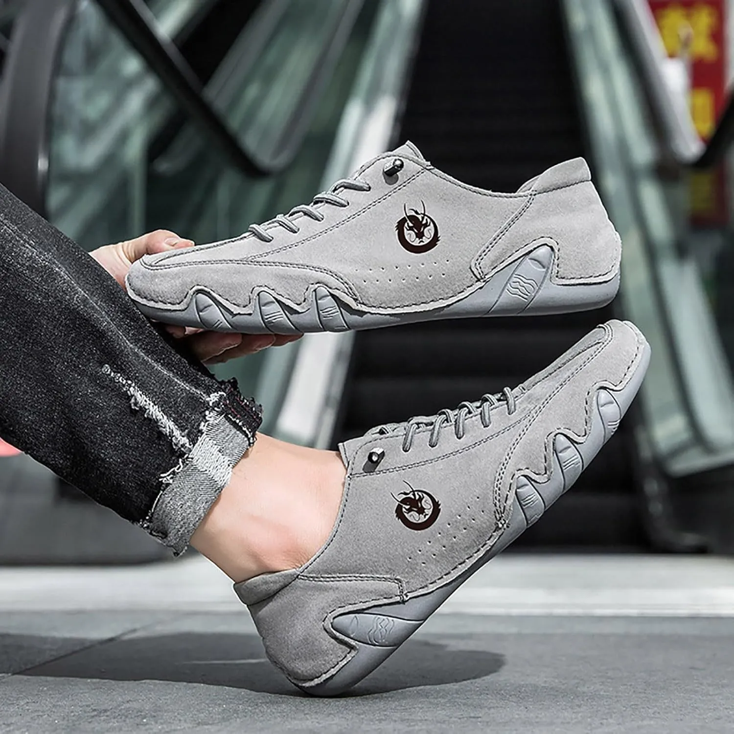 Running Shoes for Men Casual Fashion Simple Running Summer and Autumn Lightweight Slip On Loafers